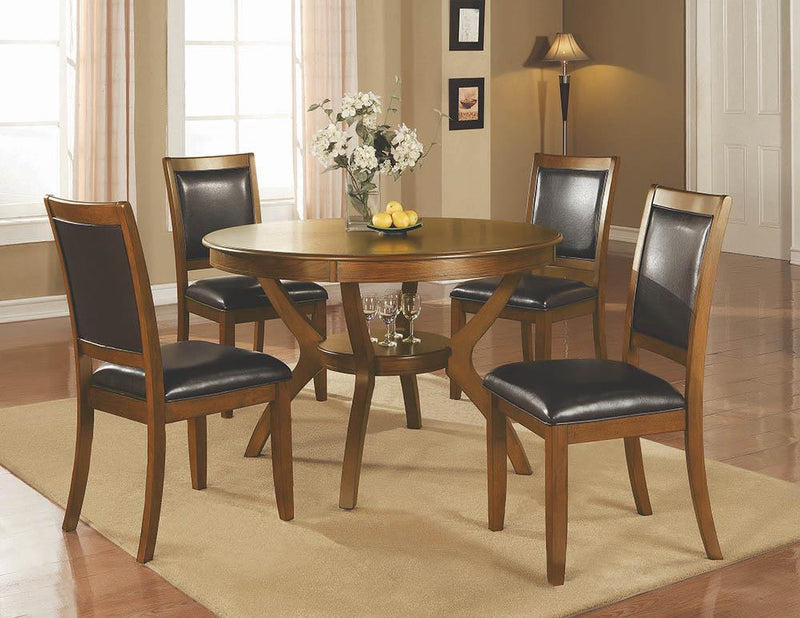 Nelms Casual Deep Brown Dining Table image