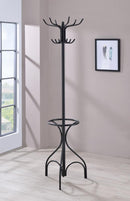 Traditional Black Coat Rack image