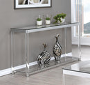 G720748 Contemporary Chrome Sofa Table image