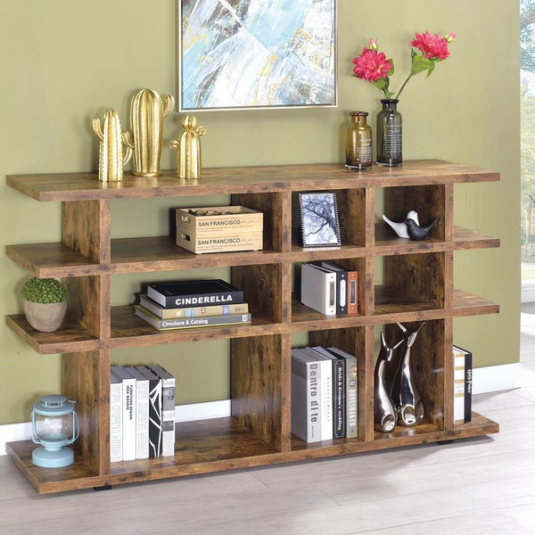チェスト・キャビネット Antique Book open Shelf Caster G801848 Bookcase