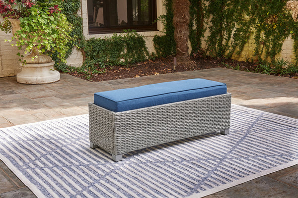 Naples Beach Outdoor Bench with Cushion image