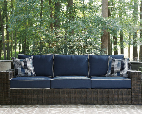 Grasson Lane 5-Piece Outdoor Sofa and Loveseat with Lounge Chairs and End Table image